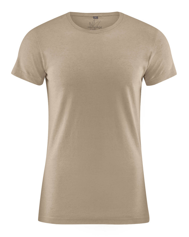 HempAge Hanf Shirt - Farbe grit aus Hanf und Bio-Baumwolle